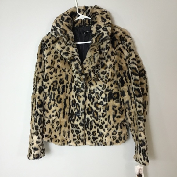 Jessica Simpson | Faux Fur Cheetah Jacket. M - Picture 1 of 7
